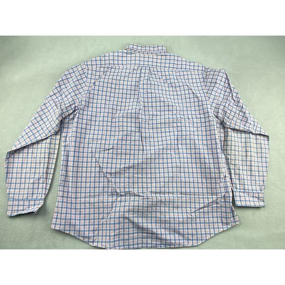 Ralph Lauren Button Down Shirts Mens XXL Blue Plaid Multi Long Sleeve “Read” - Picture 4 of 16